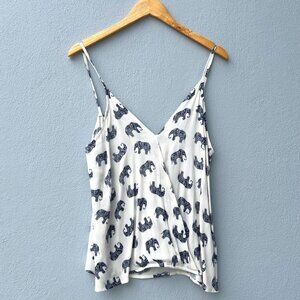 elephant Blouse sleeveless -Summer